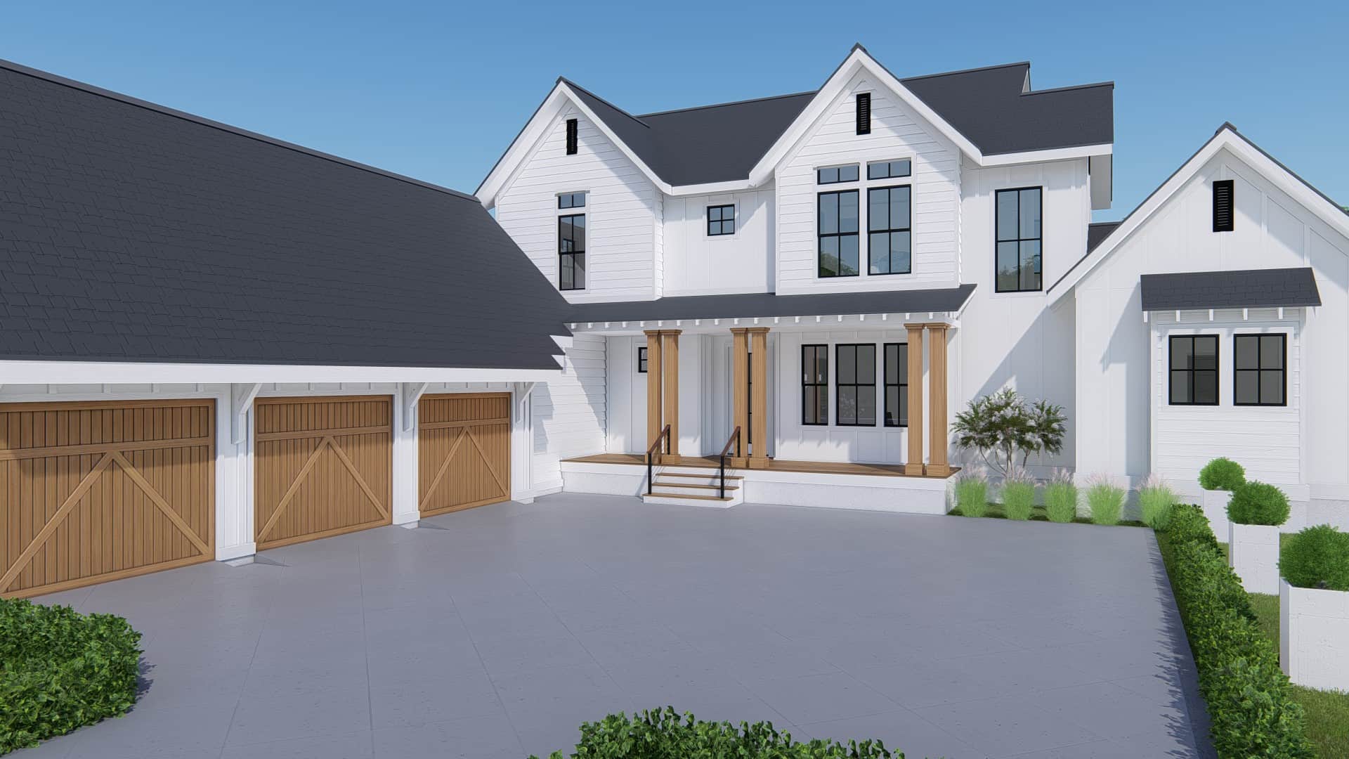 Garage of this 4-Bedroom, 3409 Sq Ft Plan - 207-1003