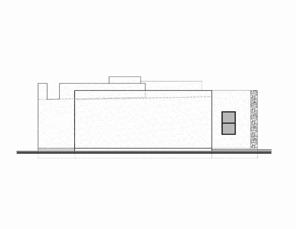 Home Plan Left Elevation of this 4-Bedroom,2210 Sq Ft Plan -208-1008
