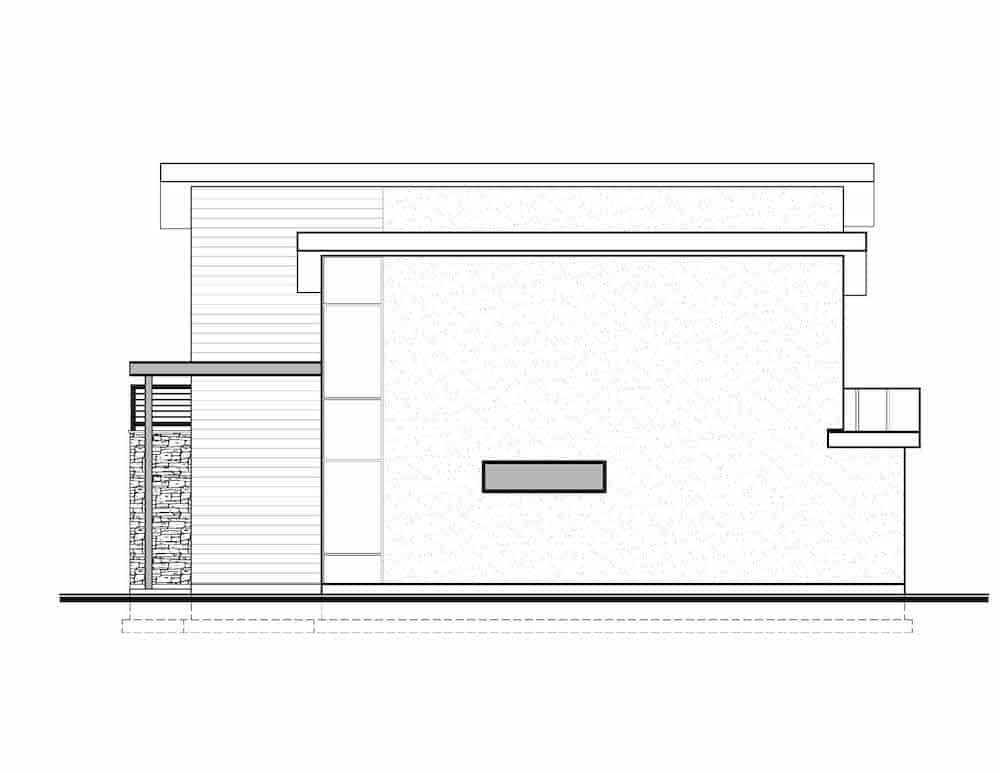 Home Plan Right Elevation of this 4-Bedroom,3526 Sq Ft Plan -208-1018
