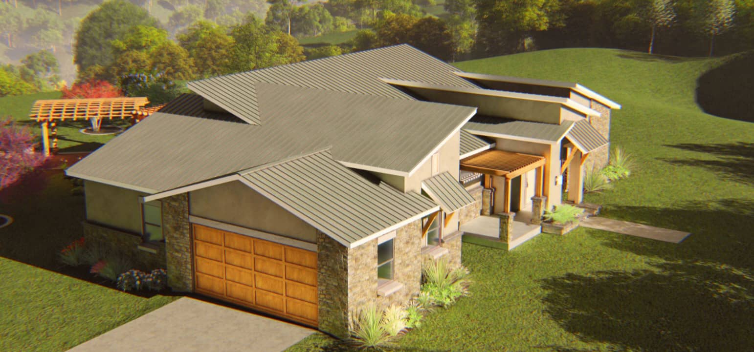 Left Side View of this 3-Bedroom, 2129 Sq Ft Plan - 209-1000