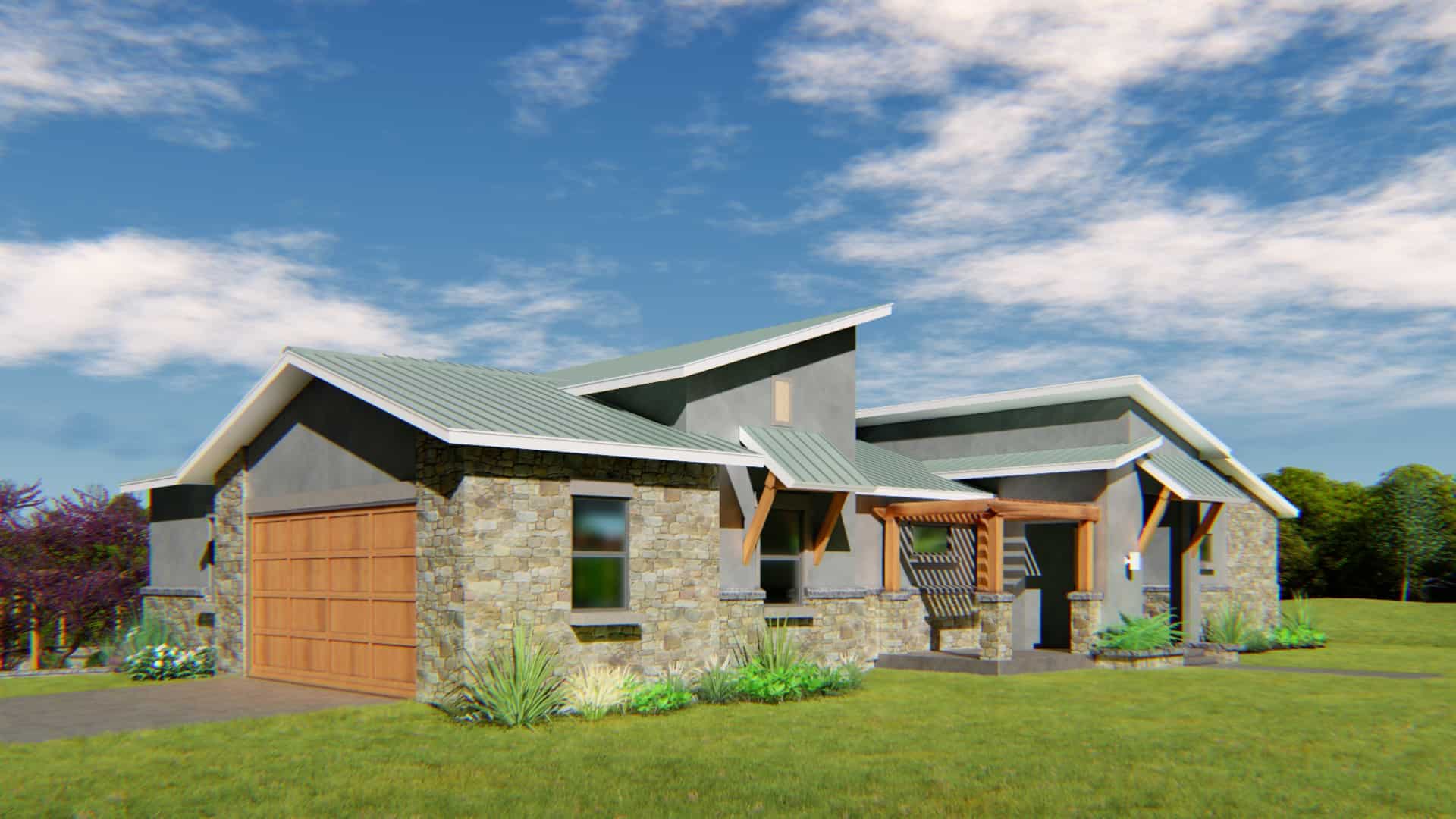 Left Side View of this 3-Bedroom, 2129 Sq Ft Plan - 209-1000