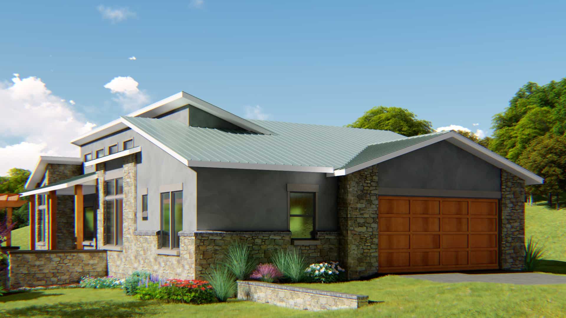 Left Side View of this 3-Bedroom, 2129 Sq Ft Plan - 209-1000