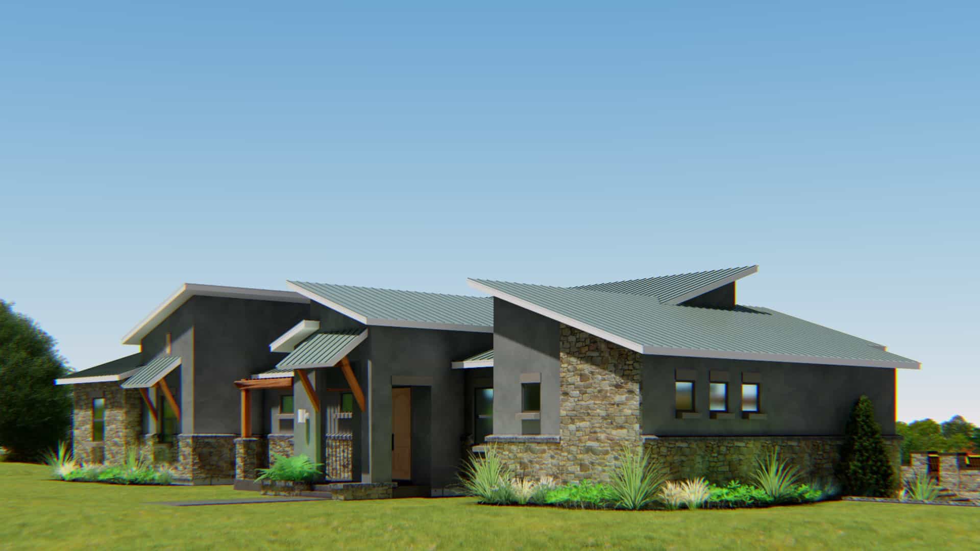 Right Side View of this 3-Bedroom, 2129 Sq Ft Plan - 209-1000