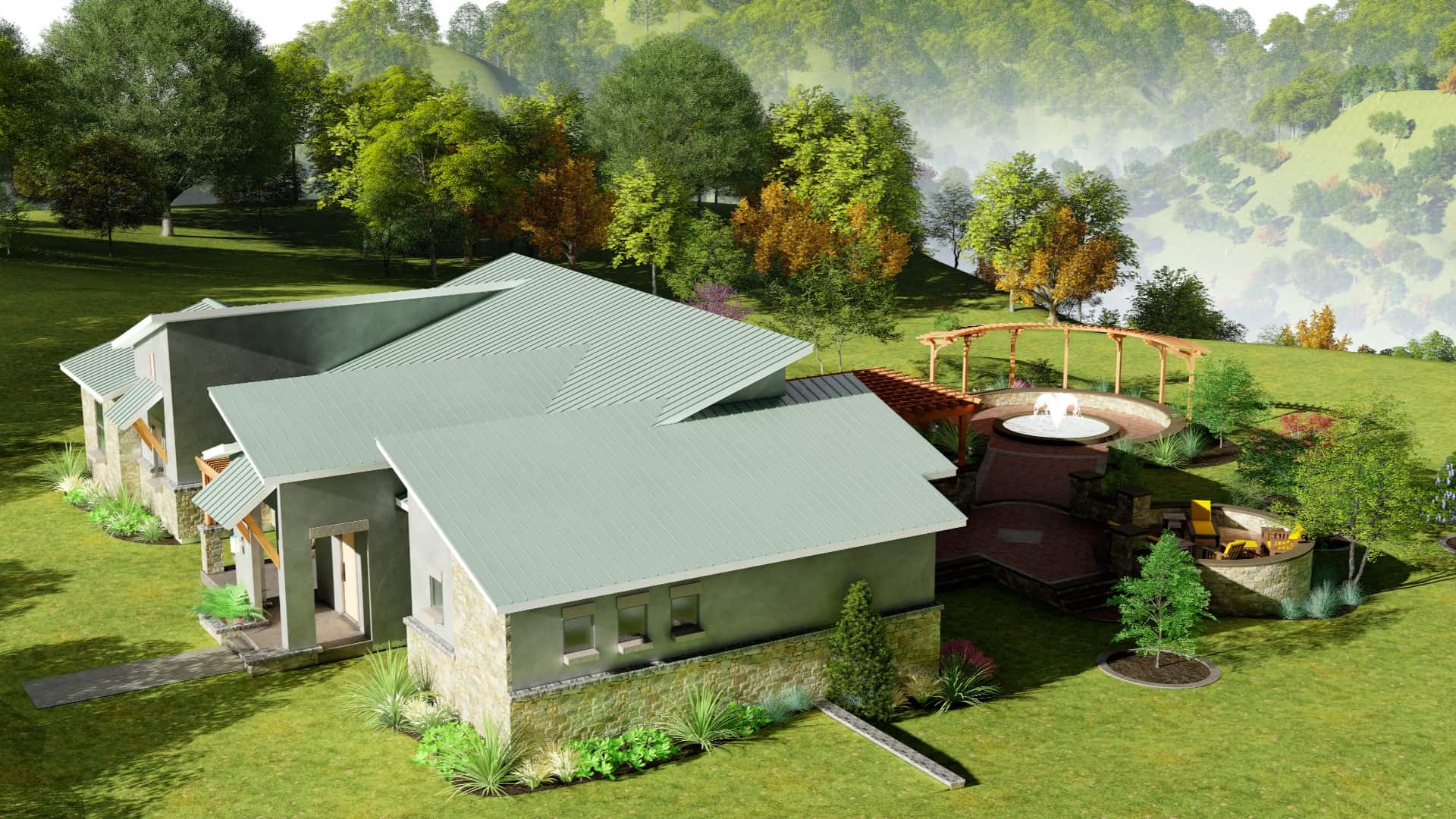 Right Side View of this 3-Bedroom, 2129 Sq Ft Plan - 209-1000