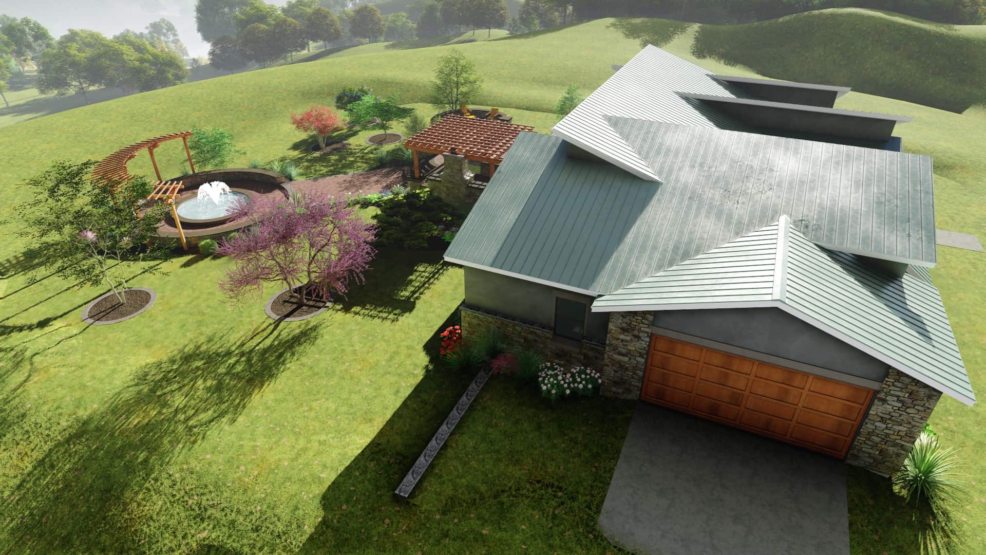 Left Side View of this 3-Bedroom, 2129 Sq Ft Plan - 209-1000