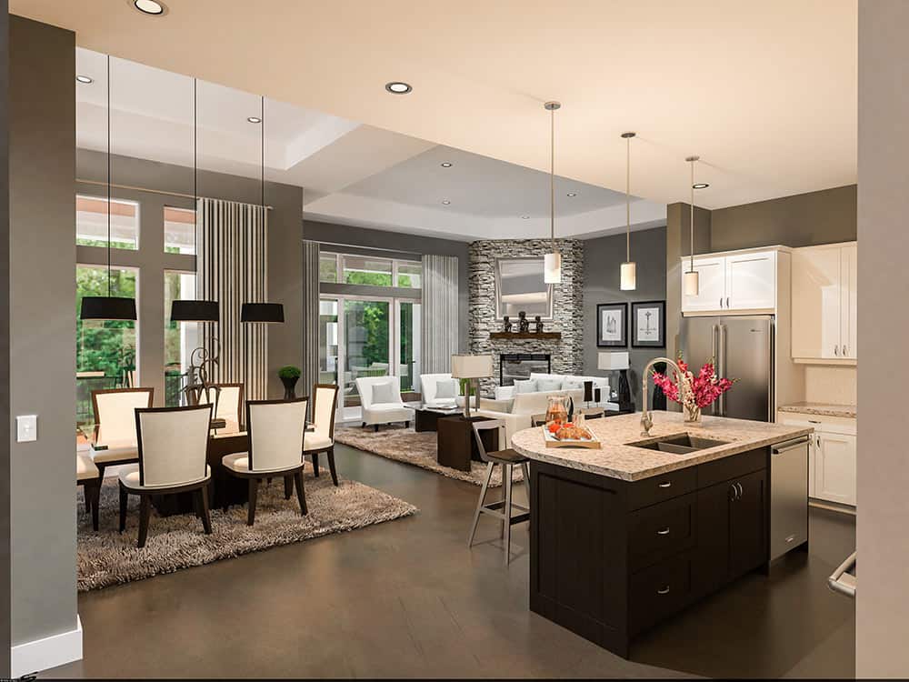 Great Room of this 4-Bedroom,2929 Sq Ft Plan -209-1005