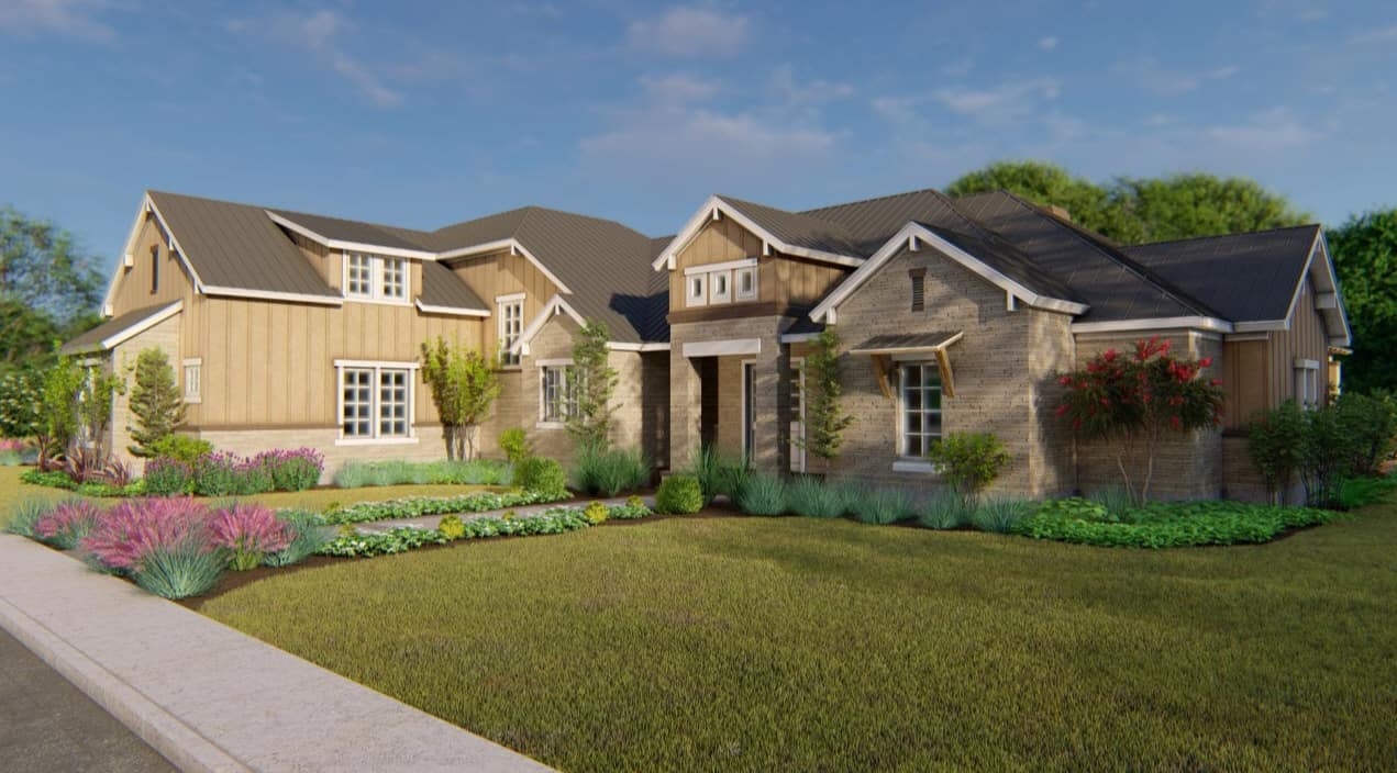 Right Side View of this 4-Bedroom, 3220 Sq Ft Plan - 209-1008