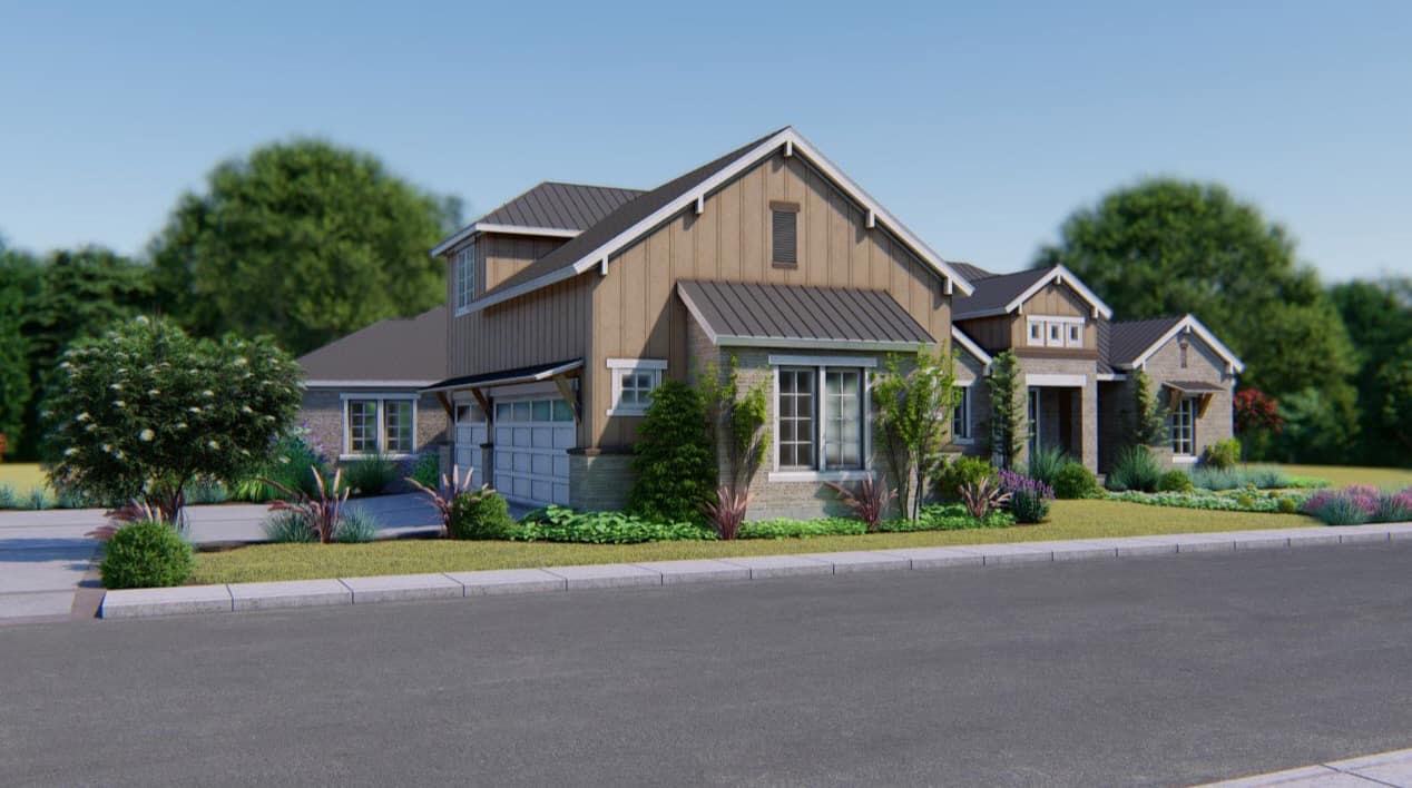 Left Side View of this 4-Bedroom, 3220 Sq Ft Plan - 209-1008