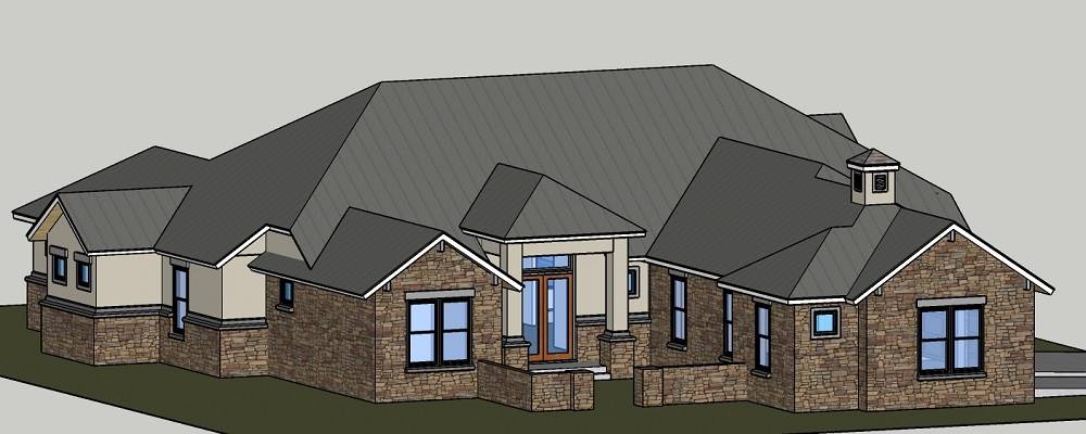 Left Side View of this 3-Bedroom, 3348 Sq Ft Plan - 209-1010