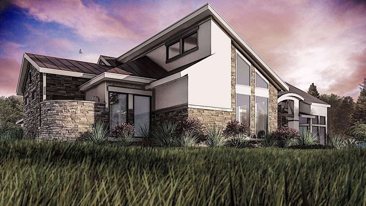 Home at Night of this 4-Bedroom, 3493 Sq Ft Plan - 209-1011