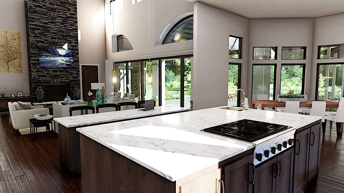 Great Room of this 4-Bedroom, 3493 Sq Ft Plan - 209-1011