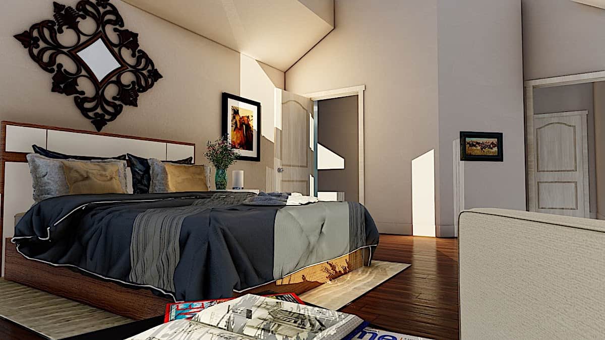 Master Bedroom of this 4-Bedroom, 3493 Sq Ft Plan - 209-1011