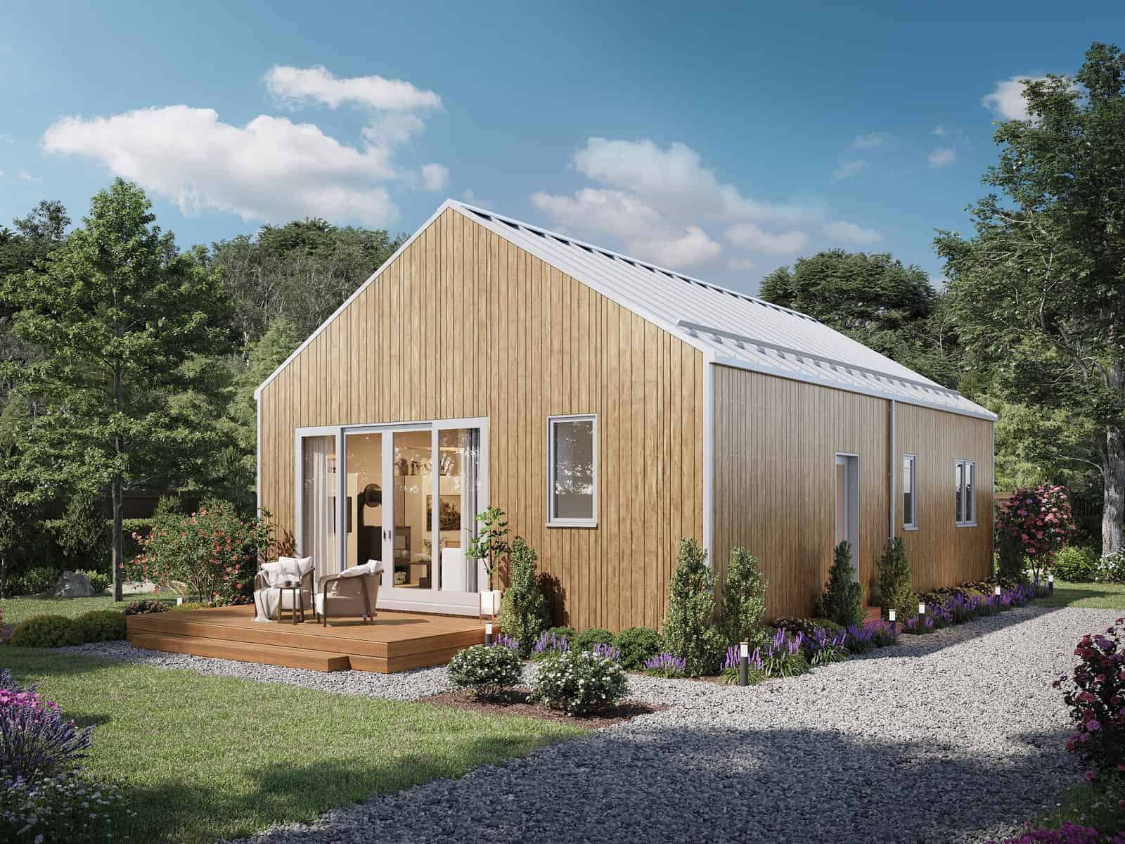 Front View of this 3-Bedroom,967 Sq Ft Plan -211-1002