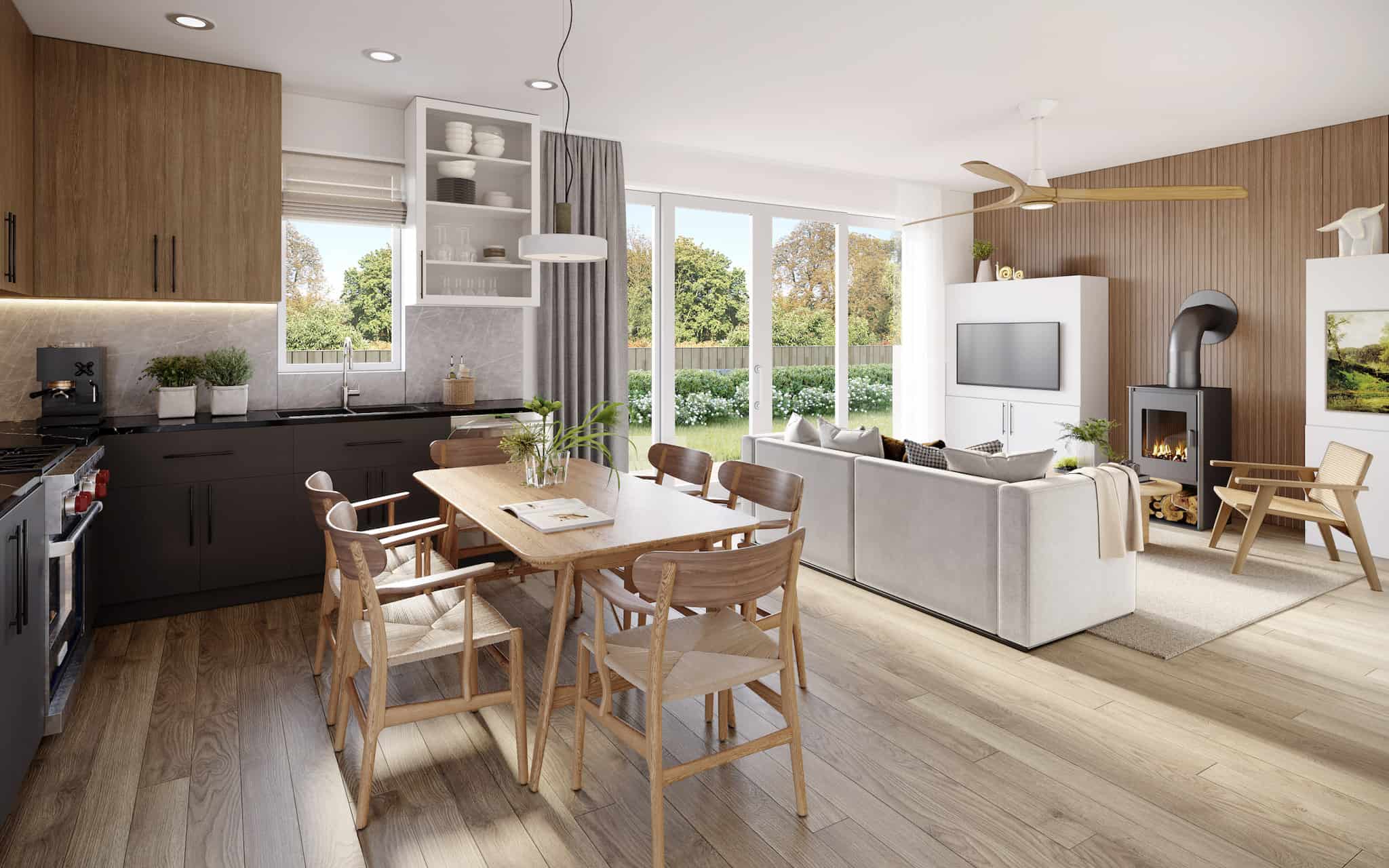 Dining Room of this 3-Bedroom,967 Sq Ft Plan -211-1002