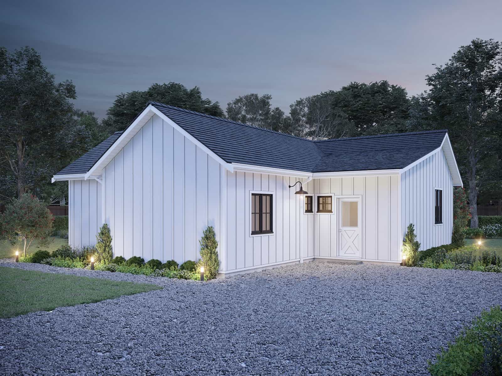 Home at Night of this 2-Bedroom,1043 Sq Ft Plan -211-1003