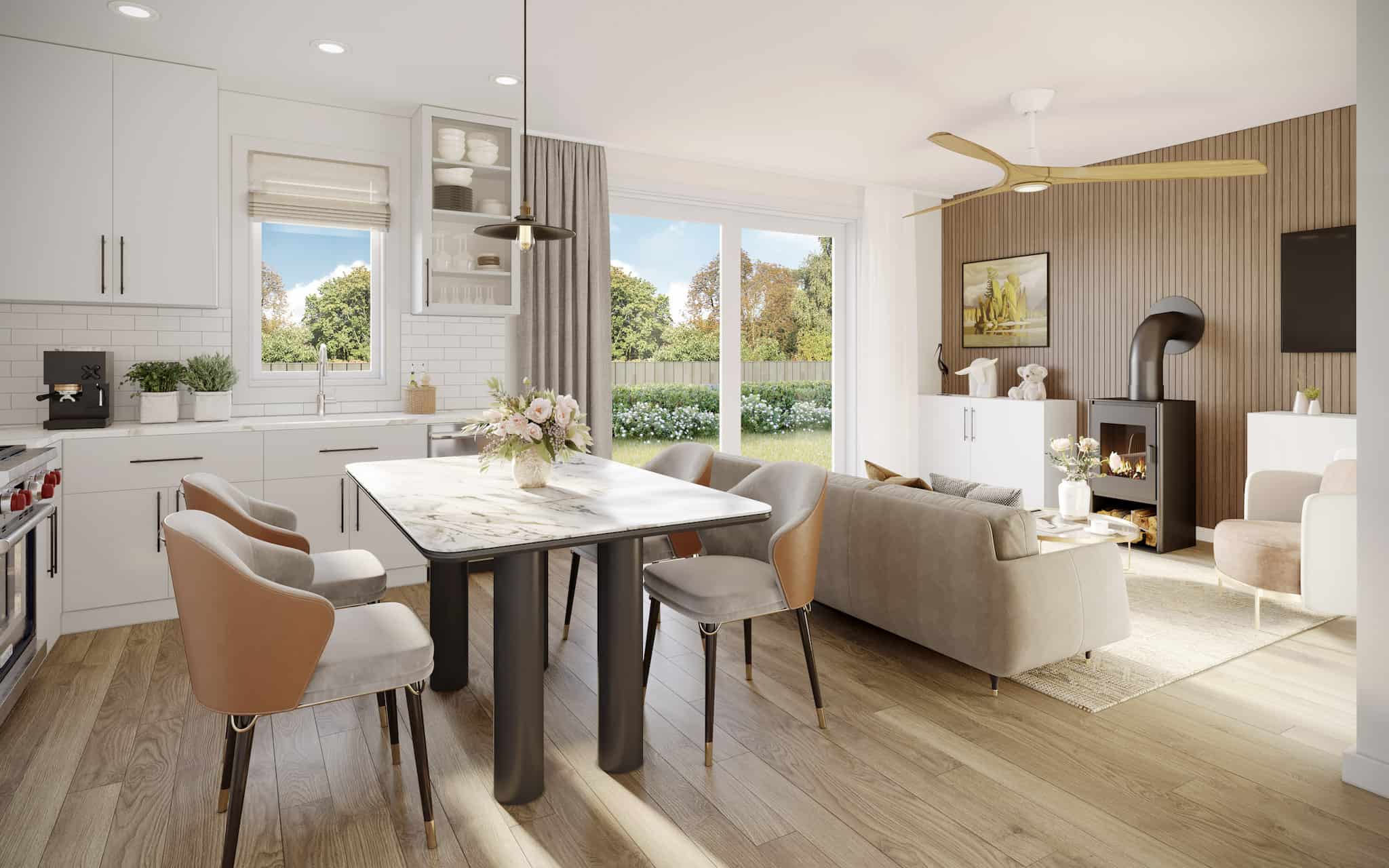 Dining Room of this 3-Bedroom,900 Sq Ft Plan -211-1014
