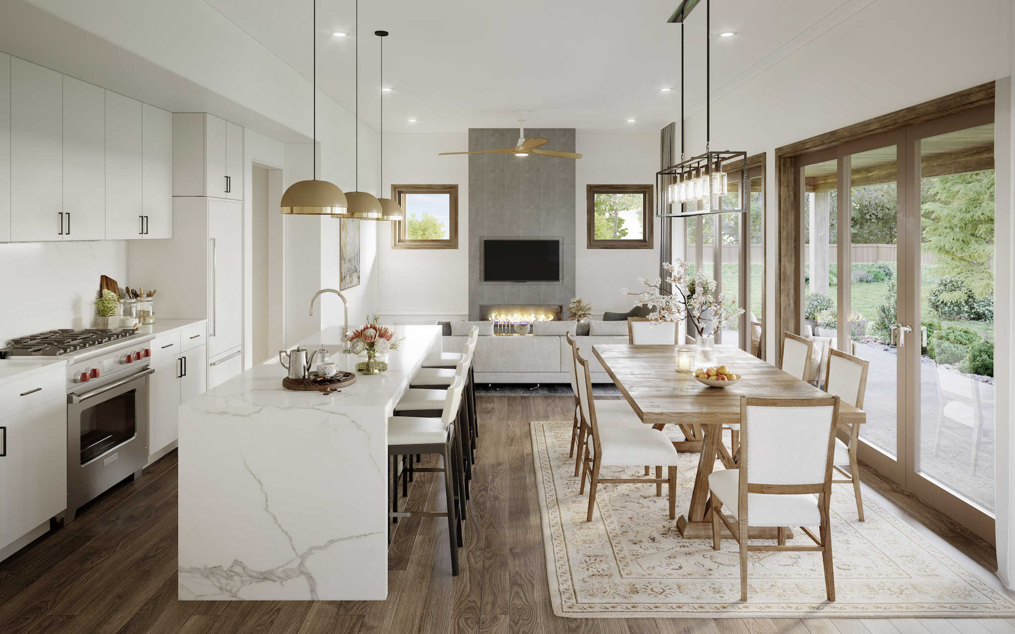 Dining Room of this 3-Bedroom,1543 Sq Ft Plan -211-1038