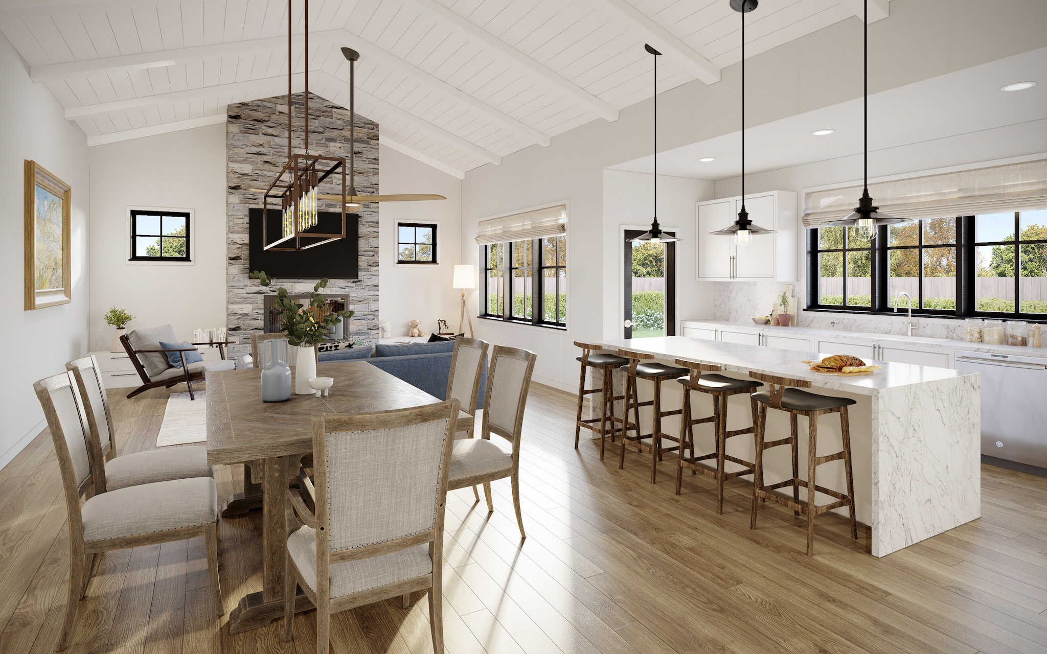 Dining Room of this 2-Bedroom,1500 Sq Ft Plan -211-1048