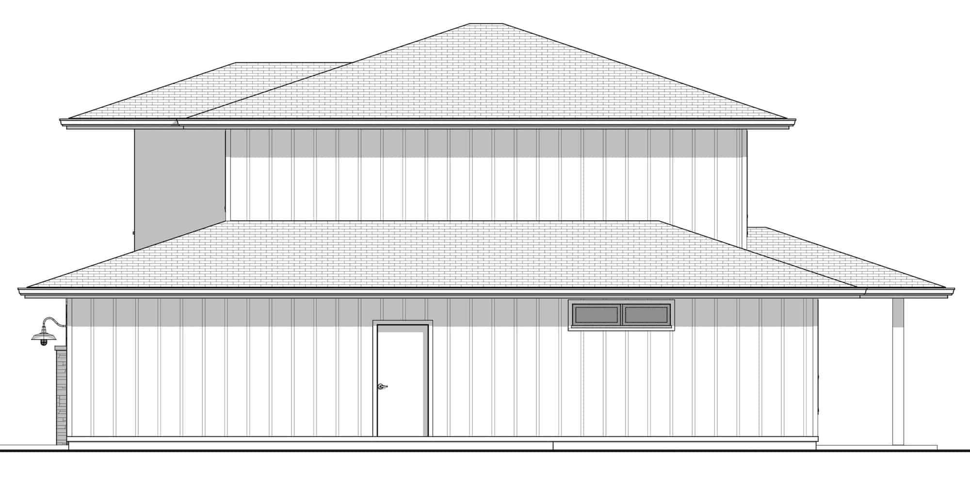 Home Plan Right Elevation of this 3-Bedroom,2193 Sq Ft Plan -211-1060