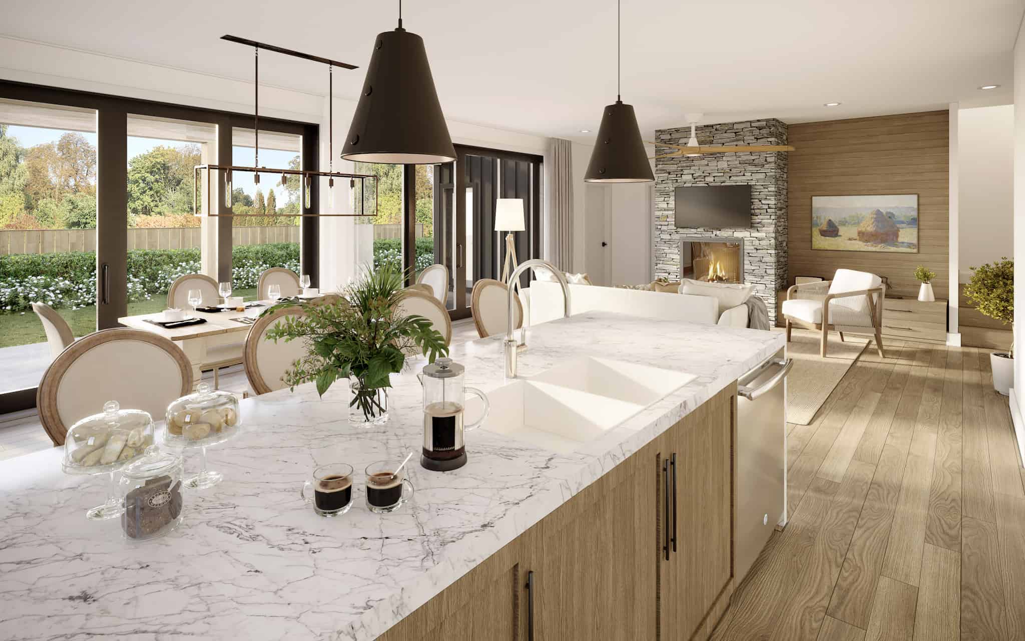 Kitchen: Kitchen Island of this 5-Bedroom,2995 Sq Ft Plan -211-1067