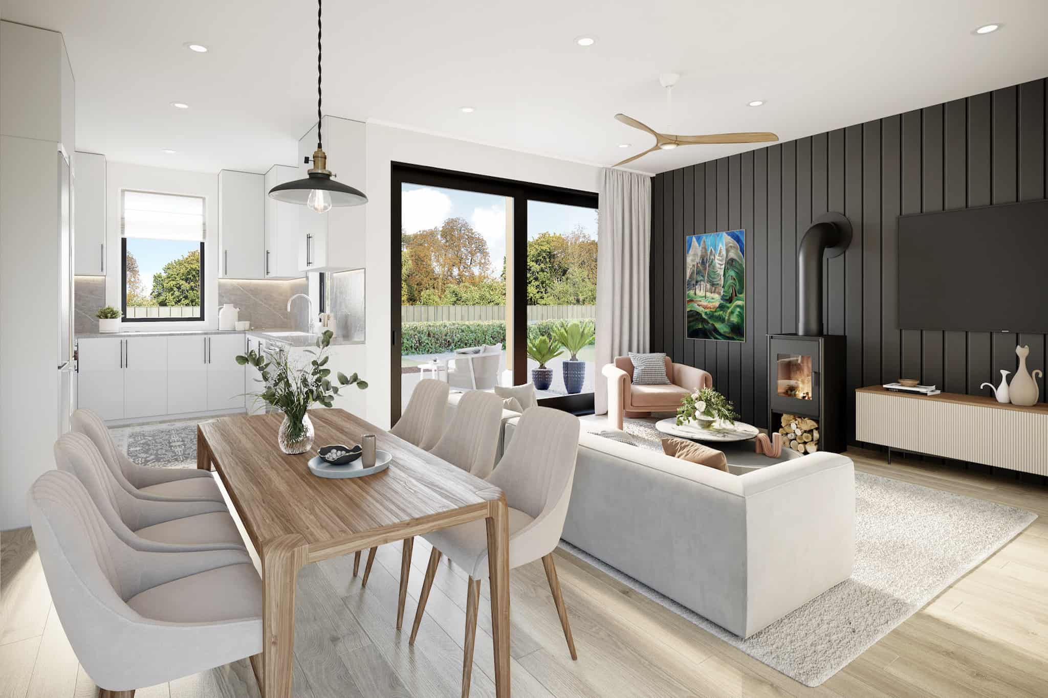 Dining Room of this 4-Bedroom,1232 Sq Ft Plan -211-1080