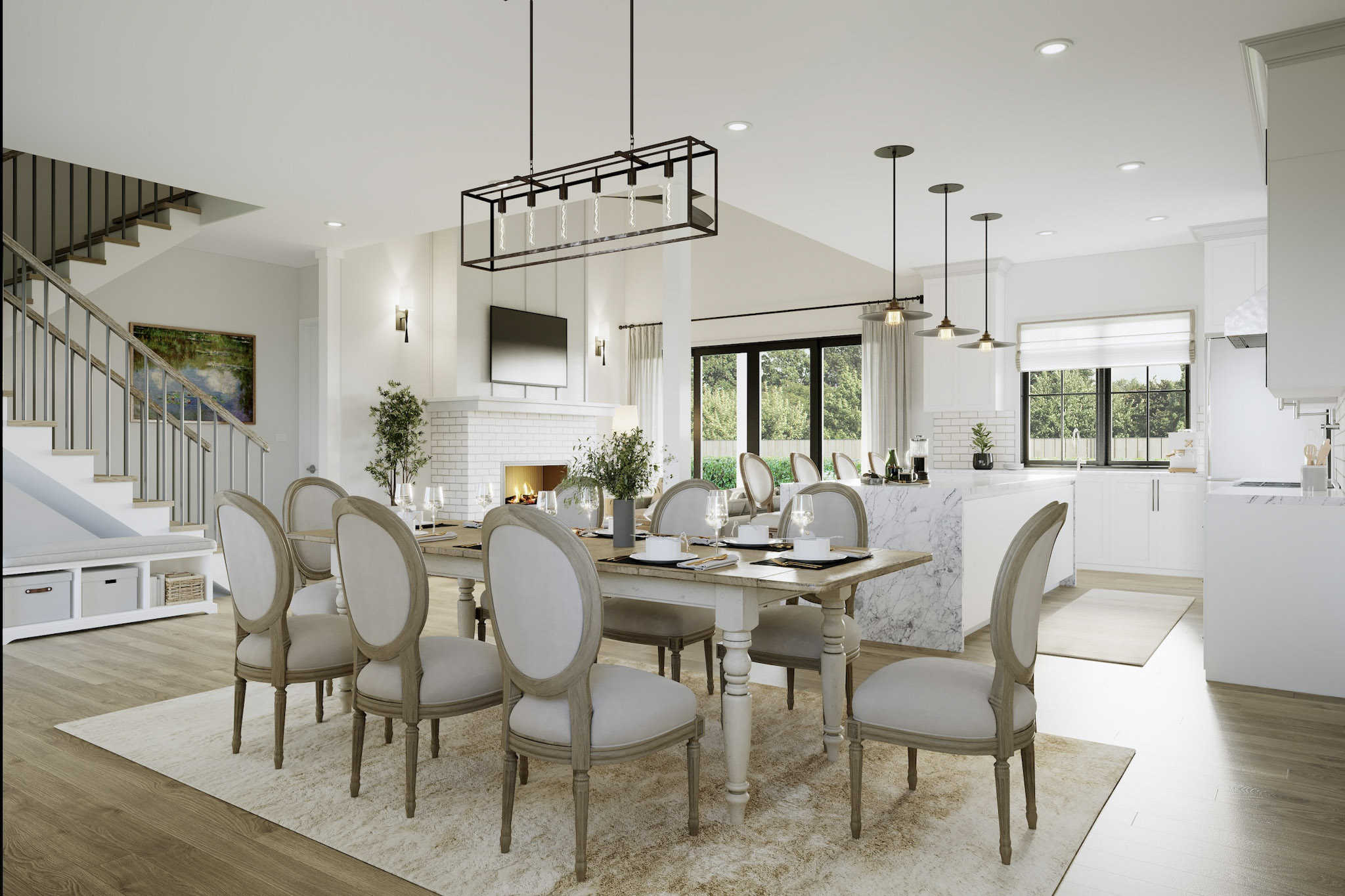 Dining Room of this 5-Bedroom,2606 Sq Ft Plan -211-1084