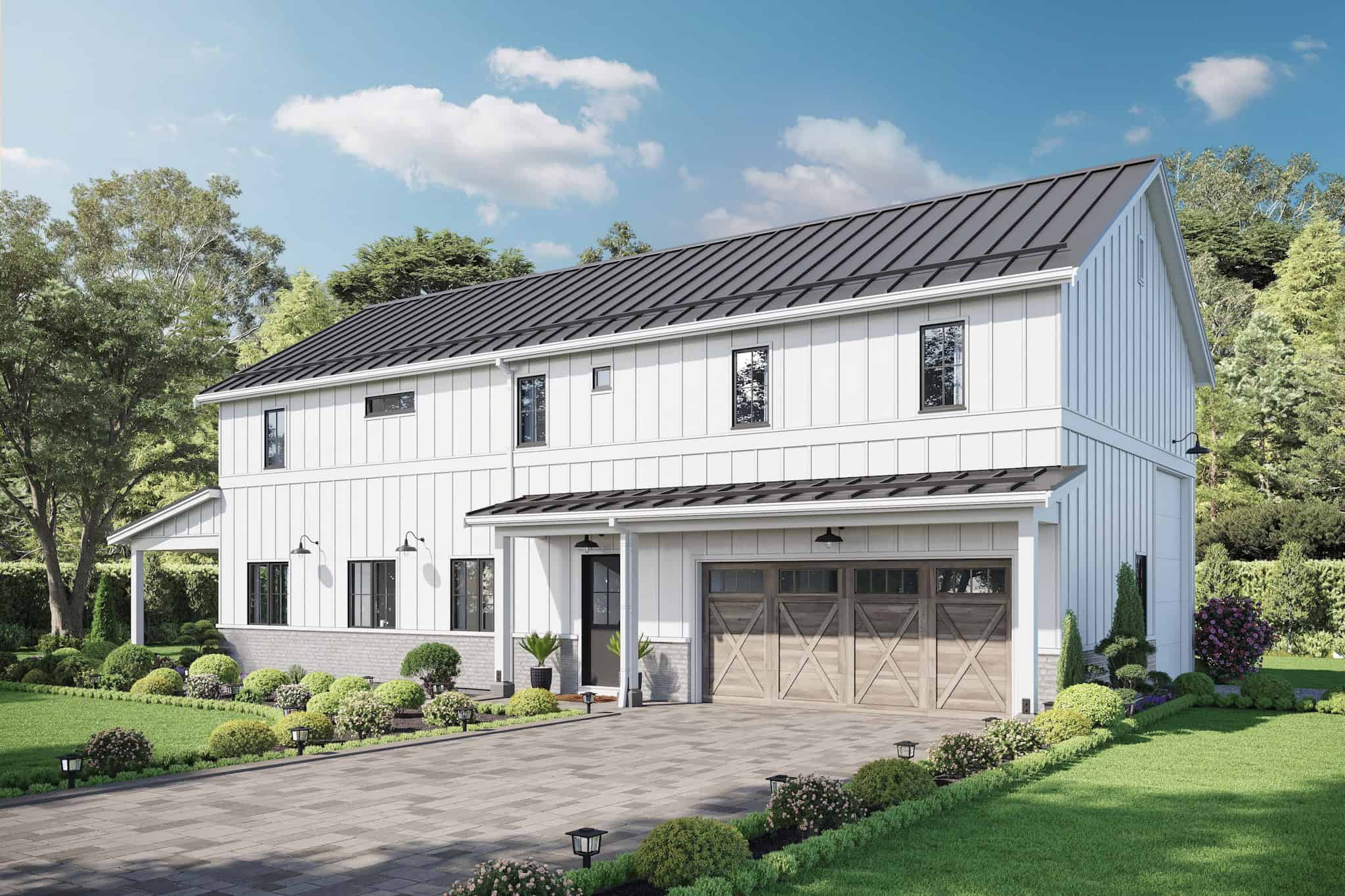 Right Side View of this 5-Bedroom,2340 Sq Ft Plan -211-1085