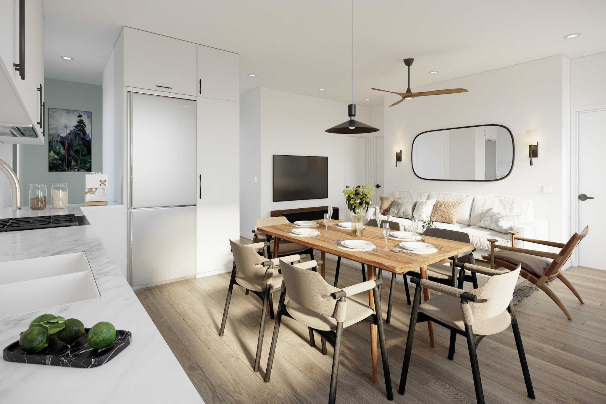 Dining Room of this 2-Bedroom,886 Sq Ft Plan -211-1089