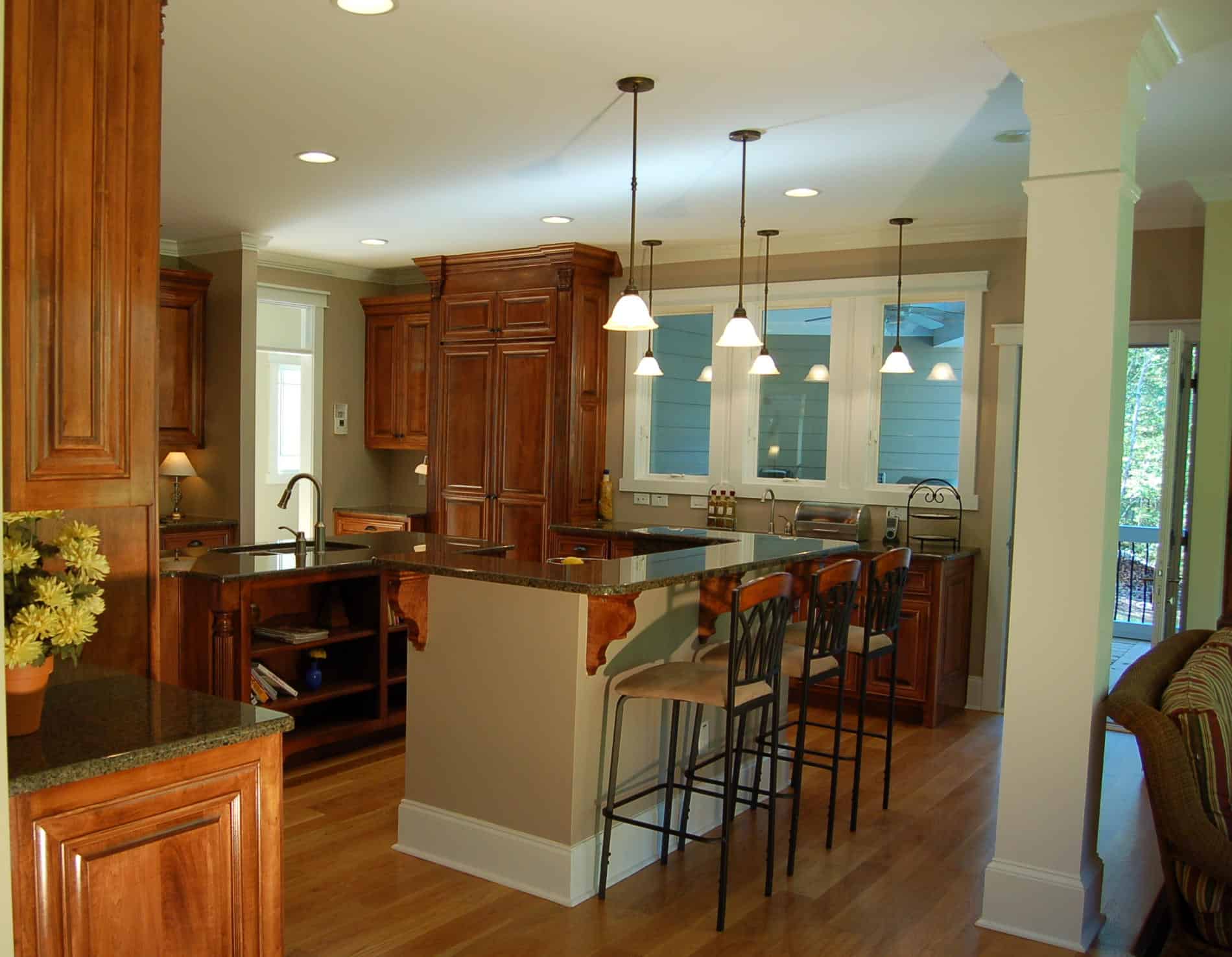 Kitchen: Kitchen Island of this 4-Bedroom,3277 Sq Ft Plan -213-1009