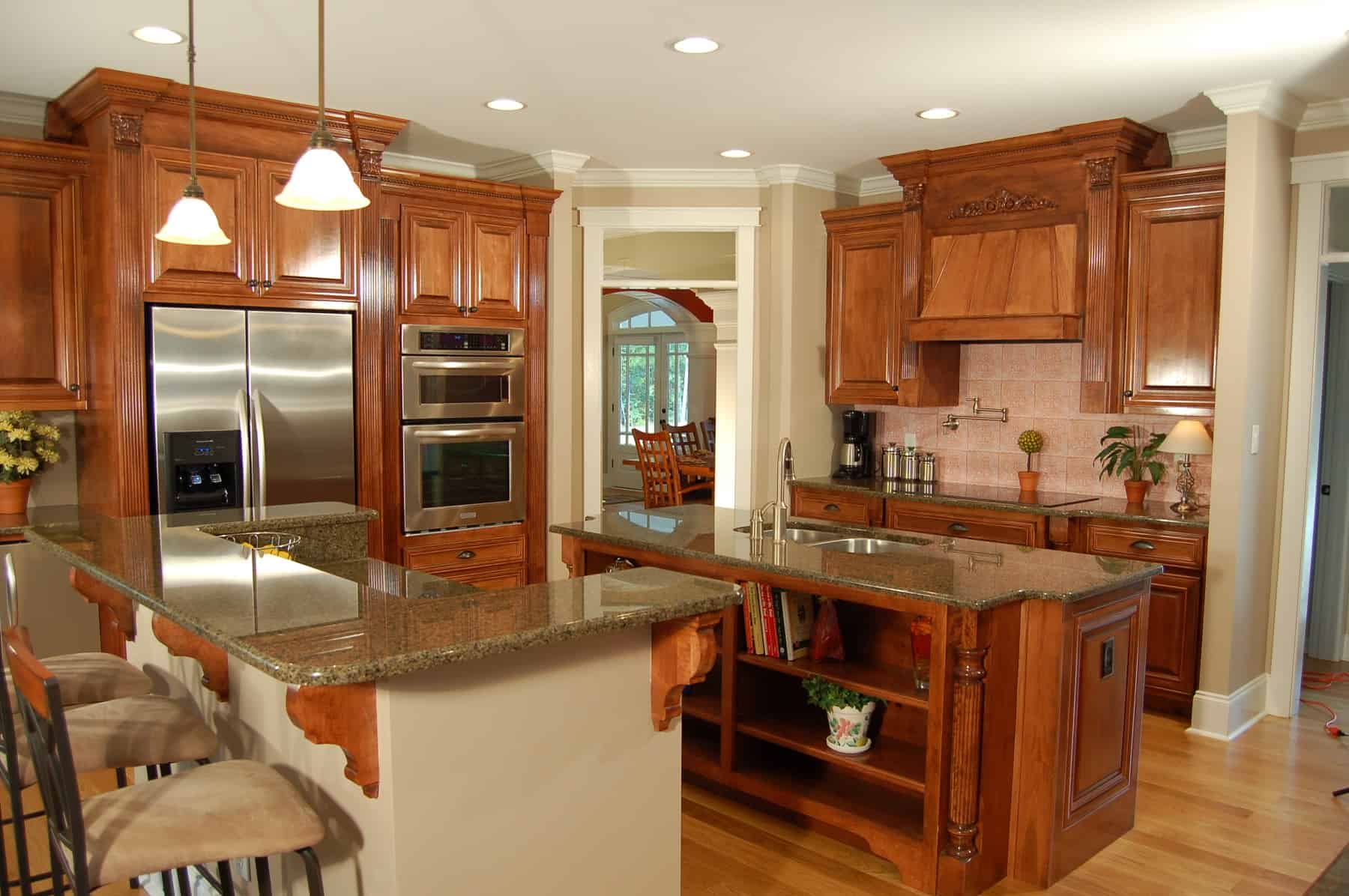 Kitchen: Kitchen Island of this 4-Bedroom,3277 Sq Ft Plan -213-1009