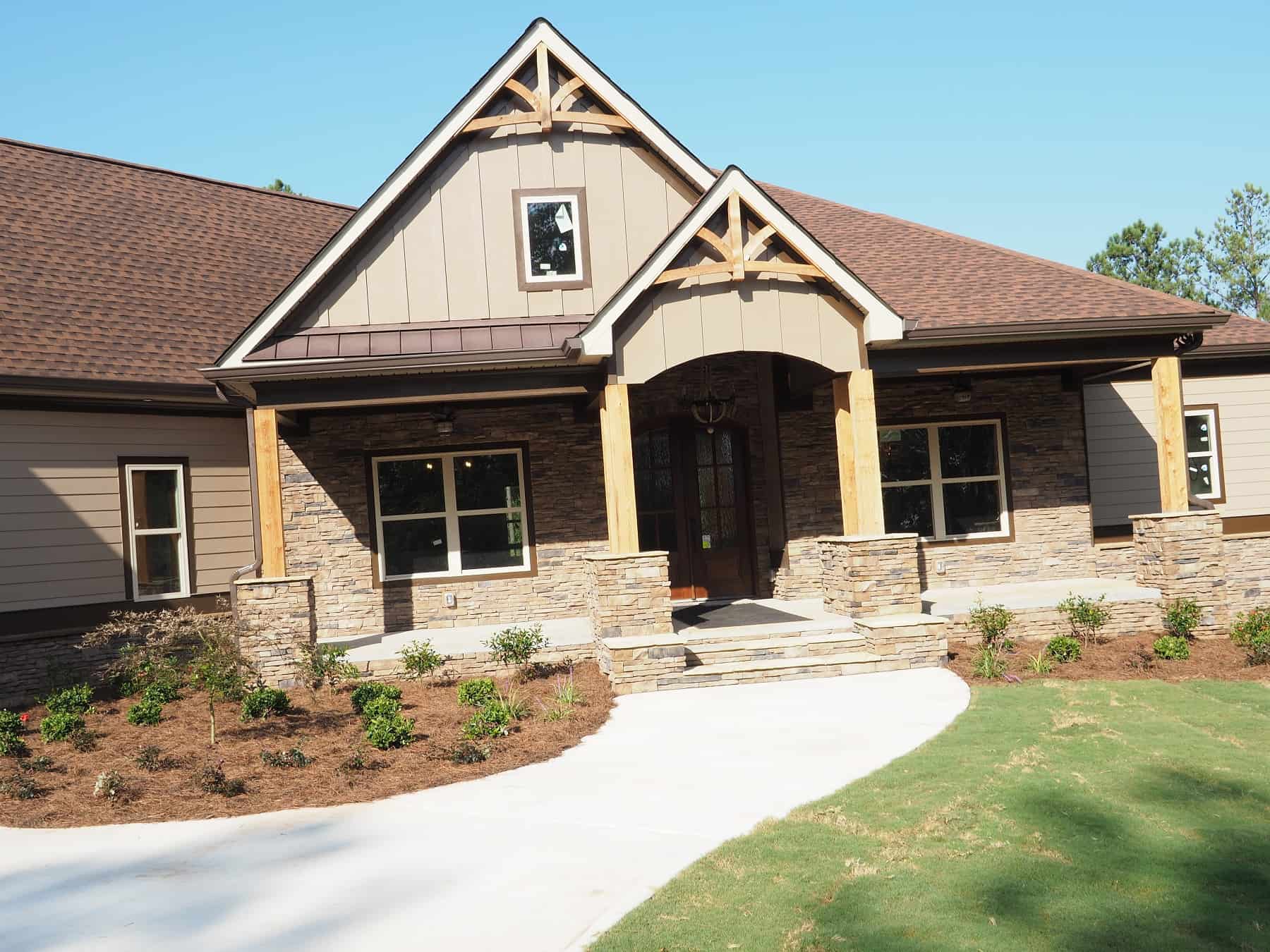 Front Door of this 4-Bedroom,2971 Sq Ft Plan -213-1021