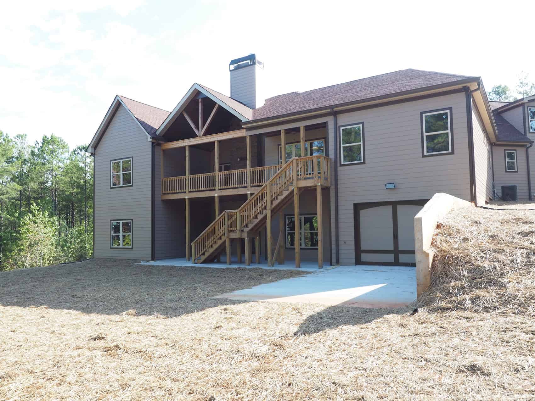Rear View of this 4-Bedroom,2971 Sq Ft Plan -213-1021