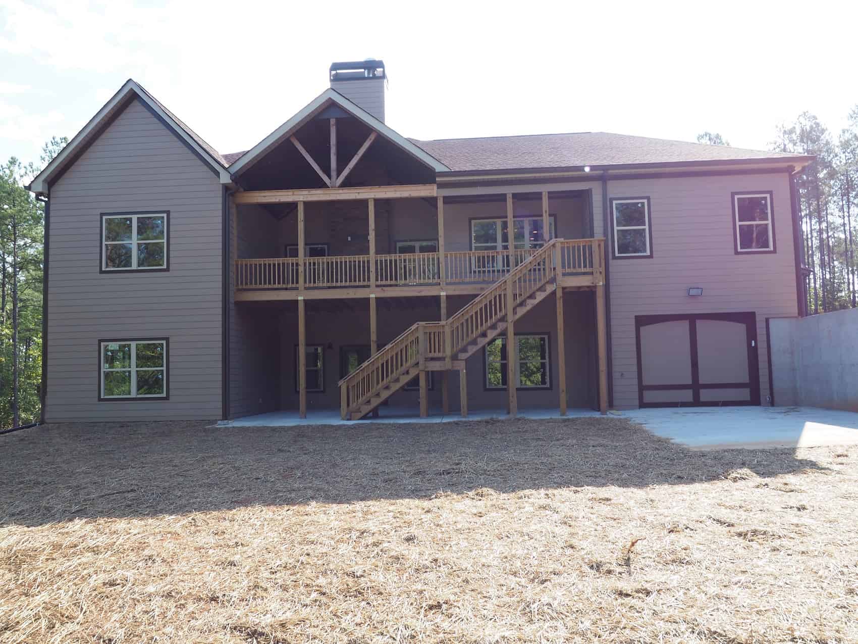 Rear View of this 4-Bedroom,2971 Sq Ft Plan -213-1021