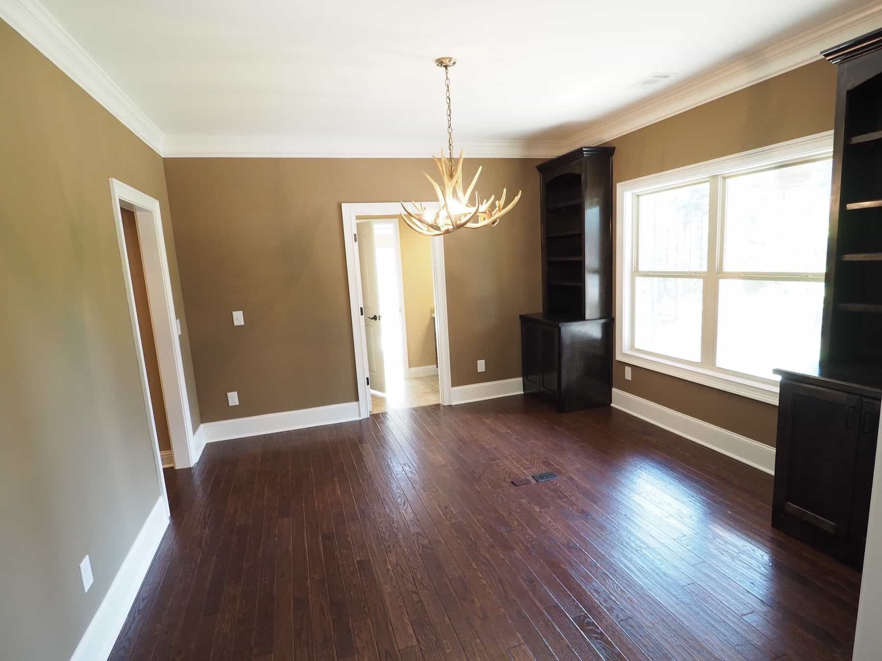 Home Office: Library of this 4-Bedroom,2971 Sq Ft Plan -213-1021