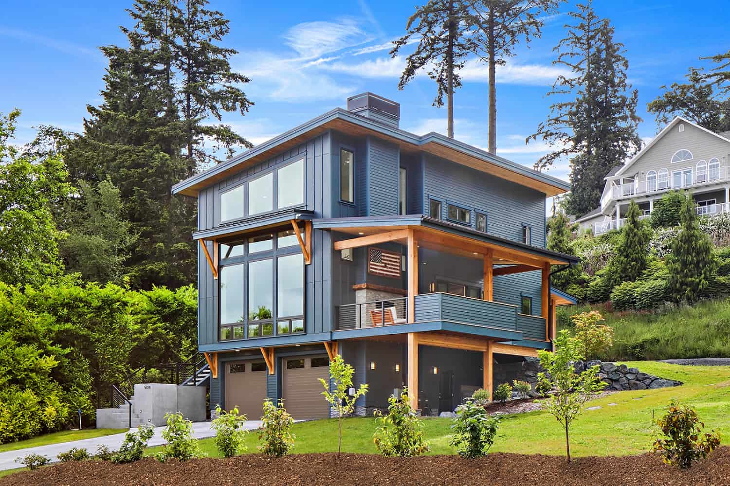 Right Side View of this 2-Bedroom,2287 Sq Ft Plan -214-1000