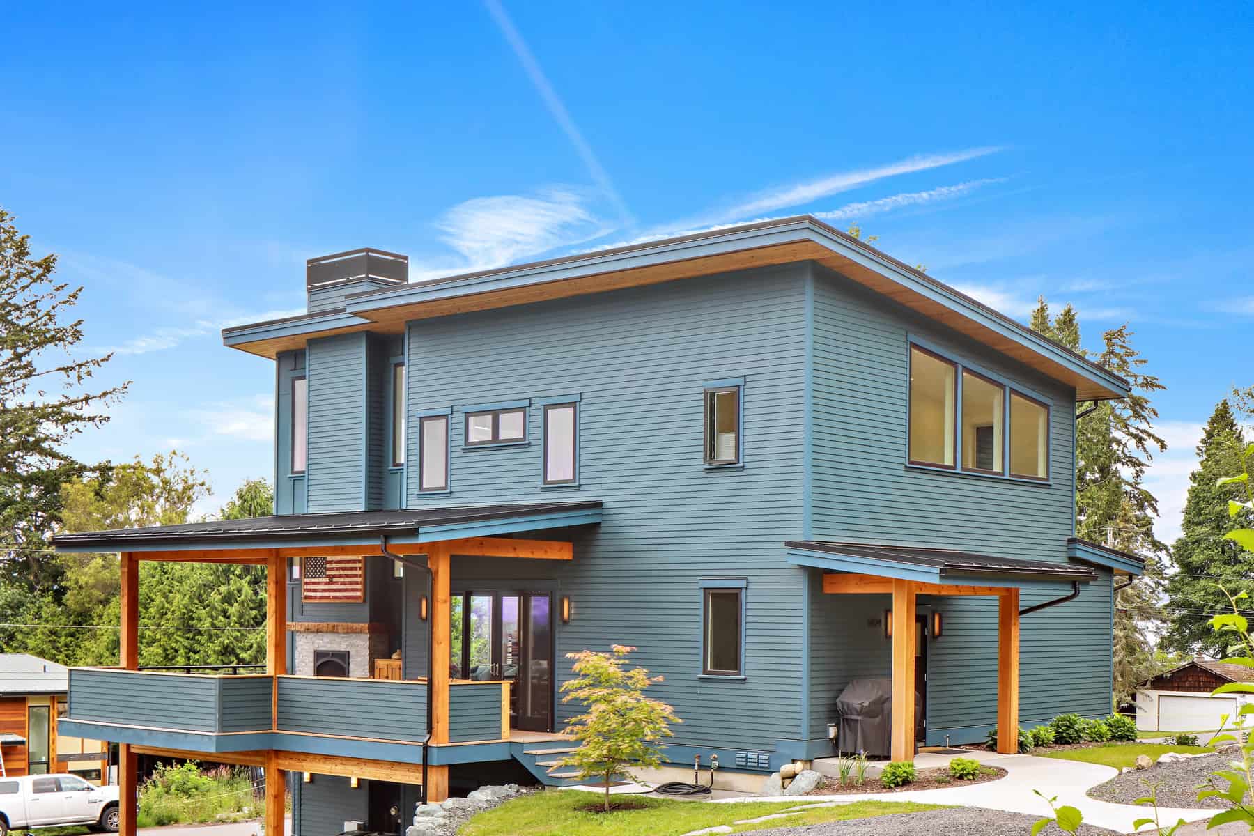 Right Side View of this 2-Bedroom,2287 Sq Ft Plan -214-1000