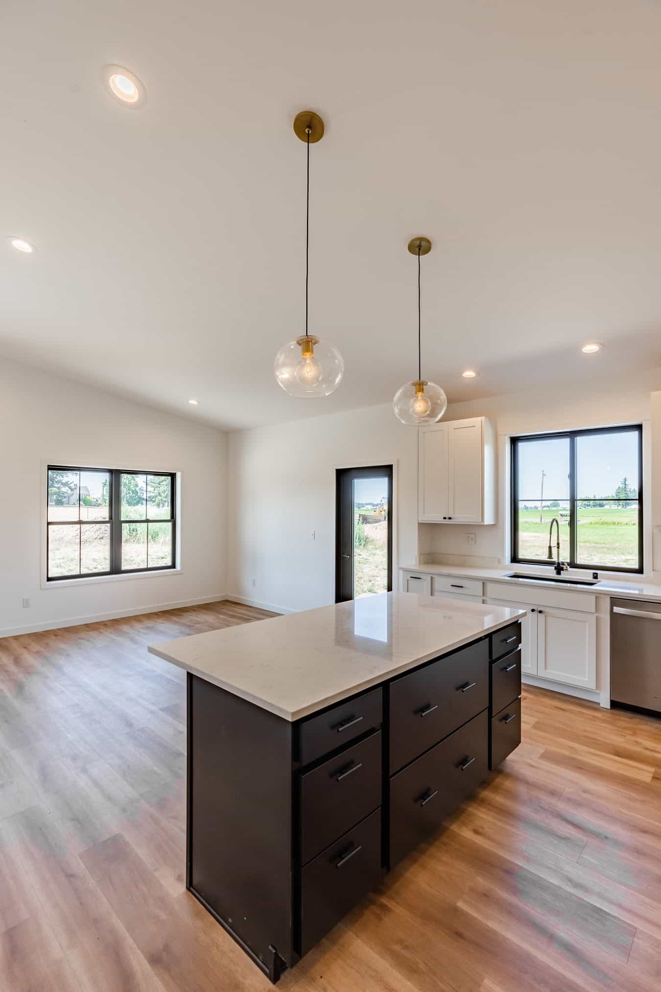 Kitchen: Kitchen Island of this 1-Bedroom,784 Sq Ft Plan -214-1005