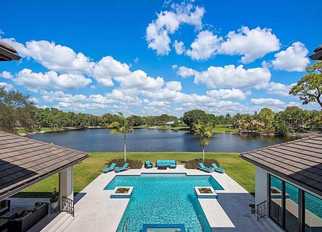 Pool of this 4-Bedroom,7117 Sq Ft Plan -219-1003