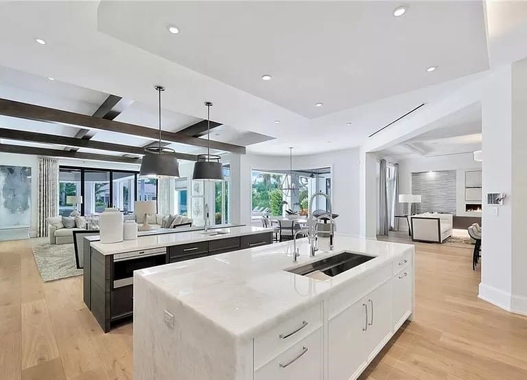 Kitchen: Kitchen Island of this 5-Bedroom,8786 Sq Ft Plan -219-1005