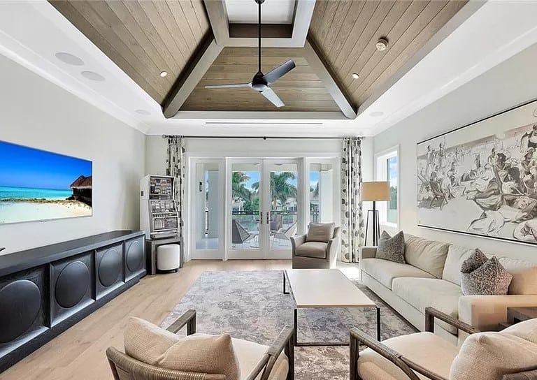 Media Room of this 5-Bedroom,8786 Sq Ft Plan -219-1005