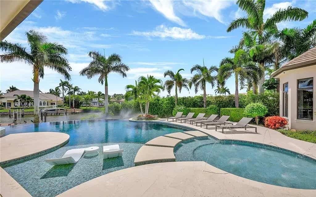 Pool of this 5-Bedroom,8786 Sq Ft Plan -219-1005
