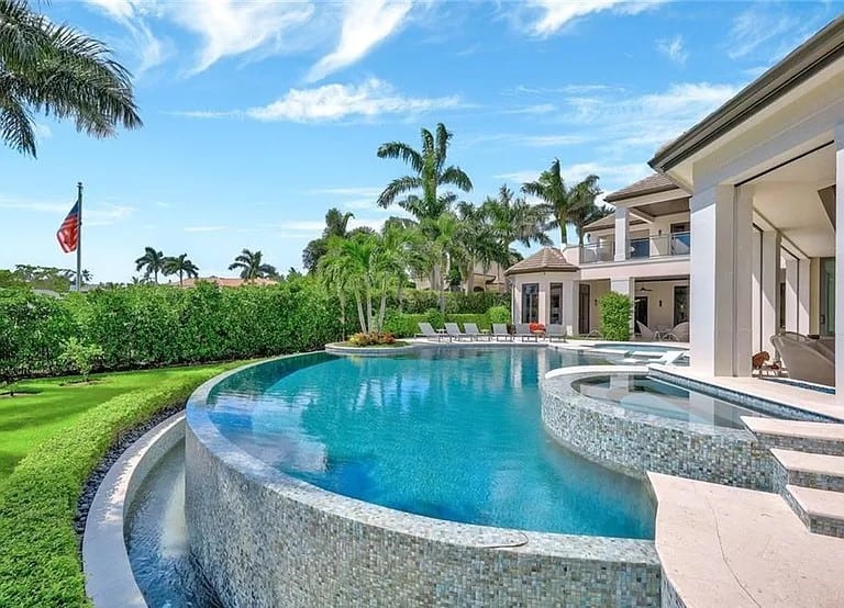 Pool of this 5-Bedroom,8786 Sq Ft Plan -219-1005