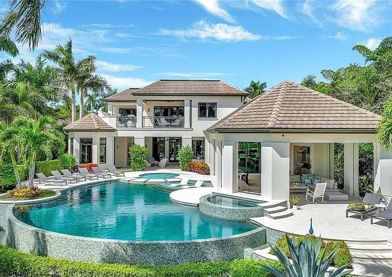 Rear View of this 5-Bedroom,8786 Sq Ft Plan -219-1005