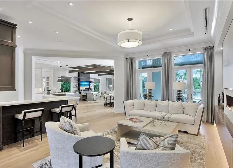 Living Room of this 5-Bedroom,8786 Sq Ft Plan -219-1005