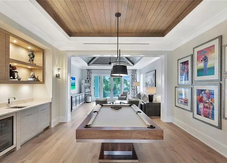 Game Room of this 5-Bedroom,8786 Sq Ft Plan -219-1005