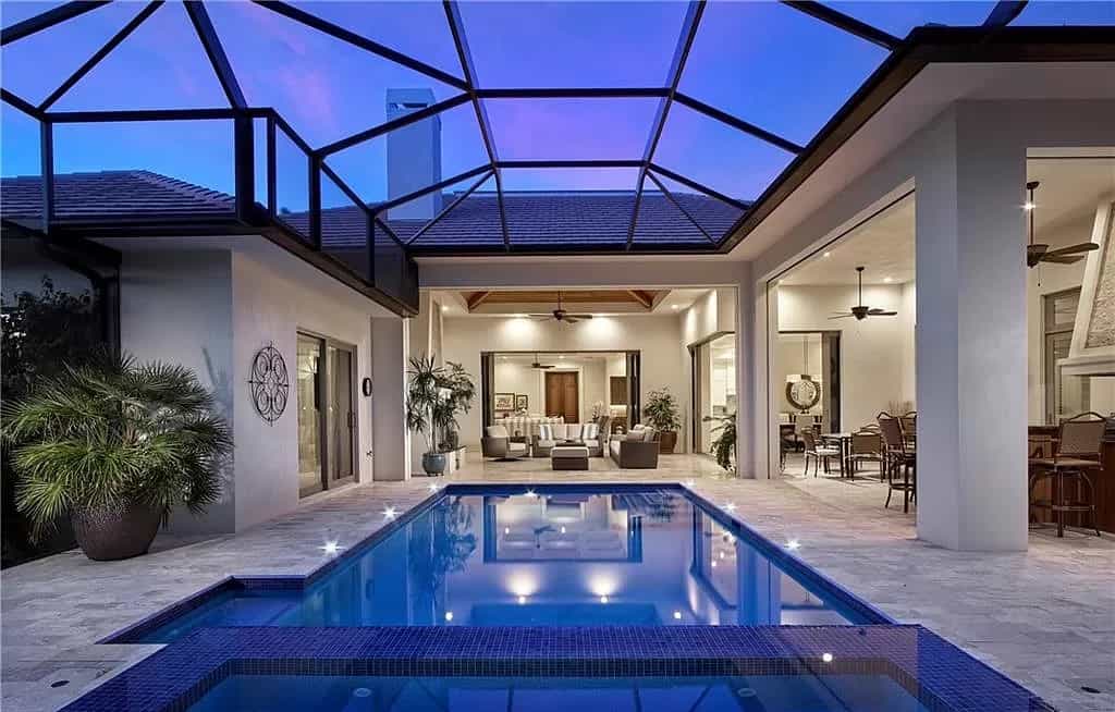 Pool of this 4-Bedroom,4467 Sq Ft Plan -219-1010