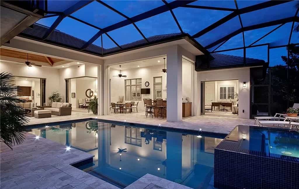 Pool of this 4-Bedroom,4467 Sq Ft Plan -219-1010