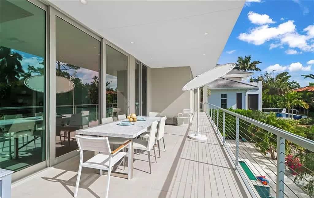 Balcony of this 3-Bedroom,2989 Sq Ft Plan -219-1011