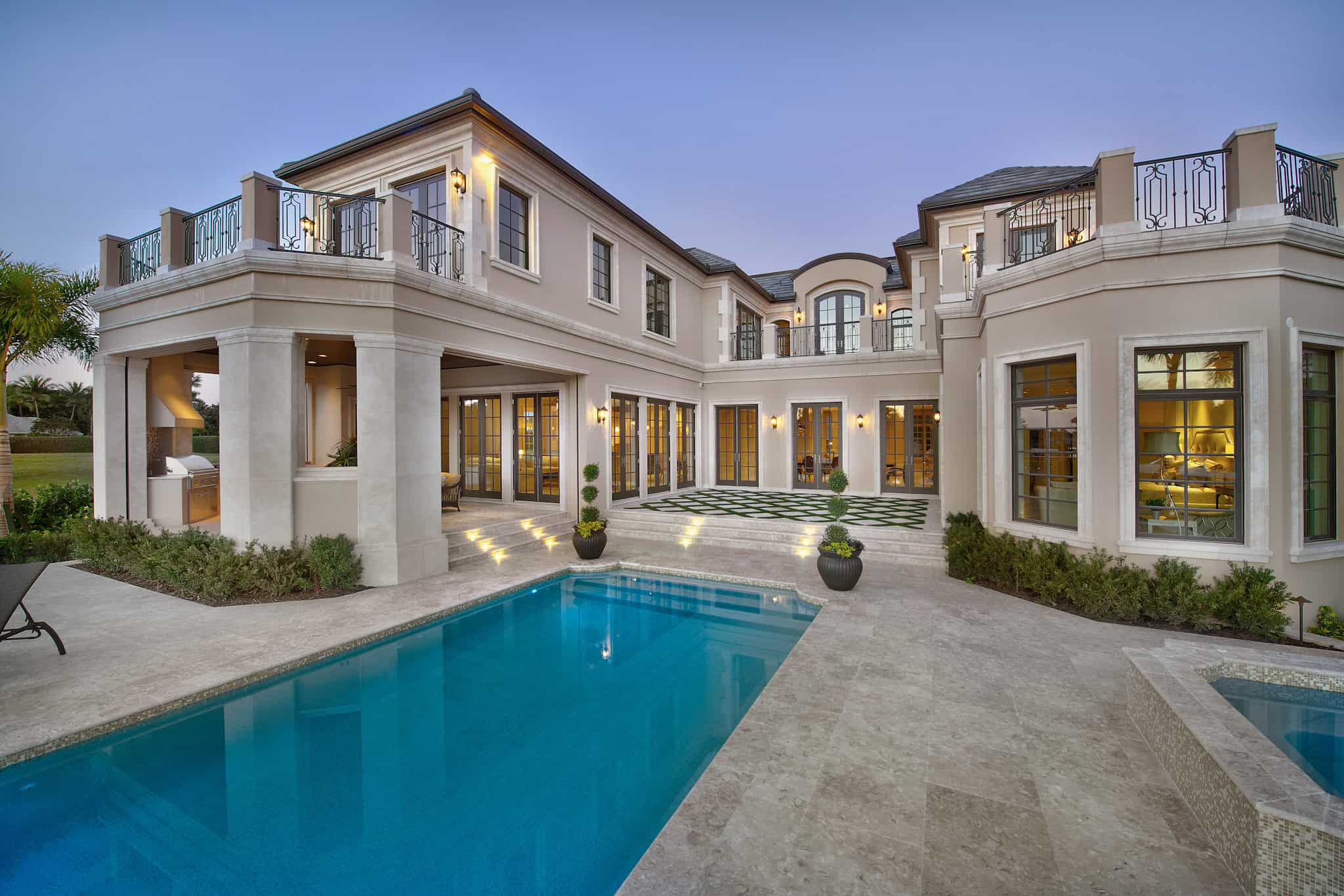 Pool of this 5-Bedroom,8001 Sq Ft Plan -219-1018