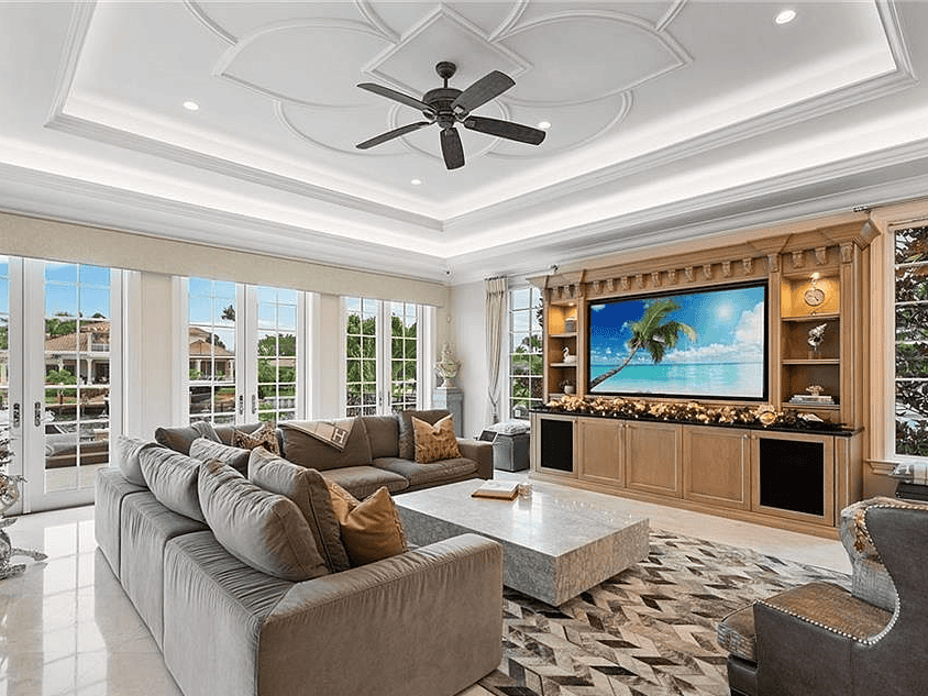 Family Room of this 4-Bedroom,8129 Sq Ft Plan -219-1019